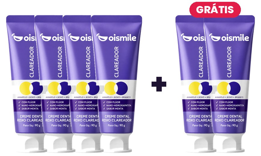 Creme Dental Roxo Clareador – Black Antecipada