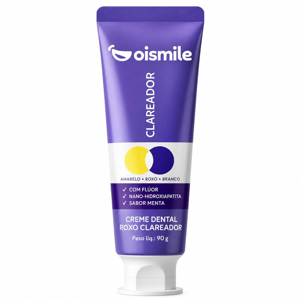 Creme Dental Roxo Clareador – Oferta de Lançamento