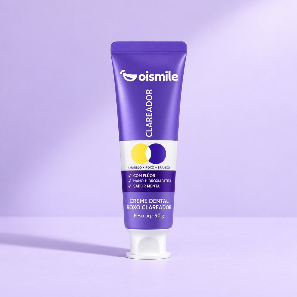 Creme Dental Roxo Clareador